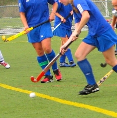 This photo of a girls' field hockey game was taken by photographer Rilf Ratzburg of West Vancouver, Canada.